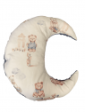 Coussin Lune teddy love minky night shadow. L'Atelier Mama