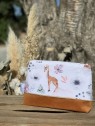 Pochette bambi ballon velvet potiron. L'Atelier Mama