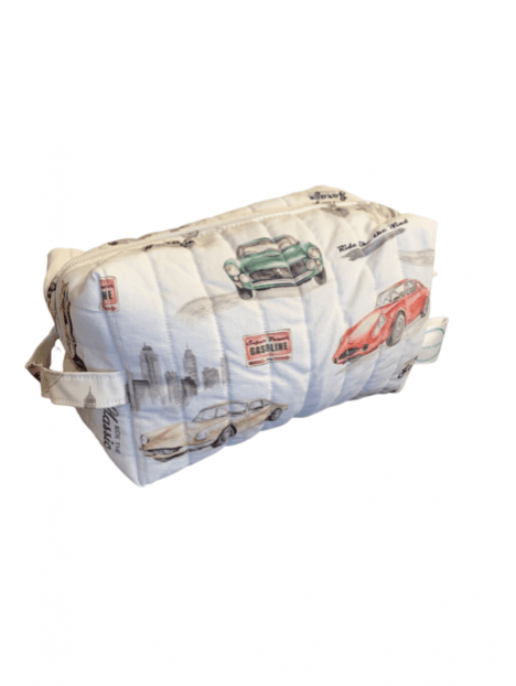 Trousse de toilette classic car. L'Atelier Mama